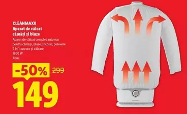 Aparat de călcat cămăşi şi bluze