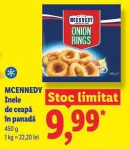 Inele de ceapă în panadă