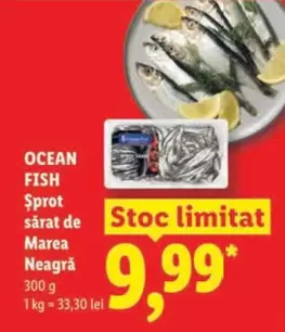 Șprot sărat de Marea Neagră