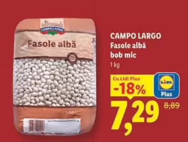 Fasole albă bob mic