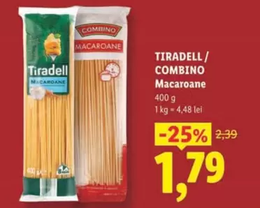 Tiradell/Combino Macaroane