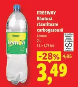 Băutură răcoritoare carbogazoasă Lemon