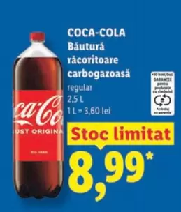 Coca Cola - Băutură răcoritoare carbogazoasă