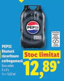 Pepsi - Băutură răcoritoare carbogazoasă Zero zahăr