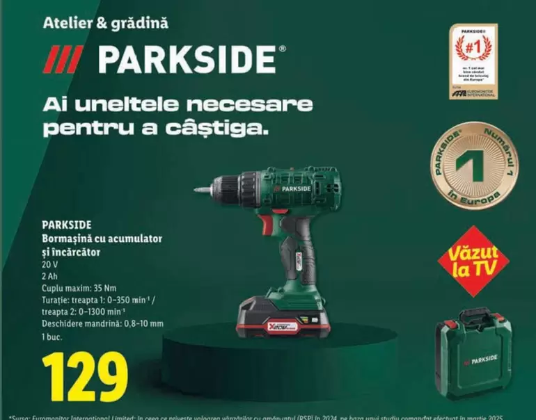 Bormașină cu acumulator