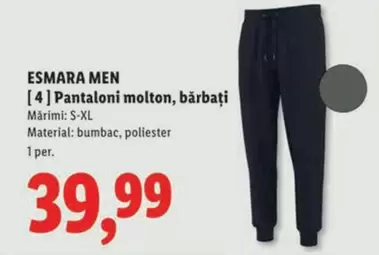 [4] Pantaloni molton, bărbați