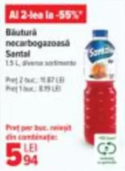 Santal - Băutură necarbogazoasă