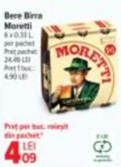 Birra Moretti - B a a Birra