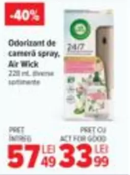 Odorizant de cameră spray