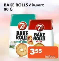 BAKE ROLLS