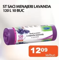 Lavanda - ST SACIMENAJERI LAVANDA 120 L 10 BUC