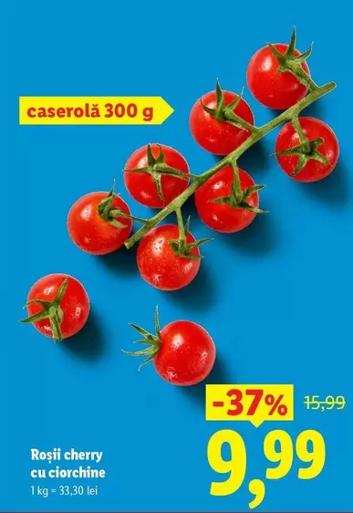 Roșii cherry cu ciorchine