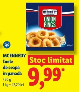 Inele de ceapă în panadă