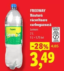Băutură răcoritoare carbogazoasă Lemon