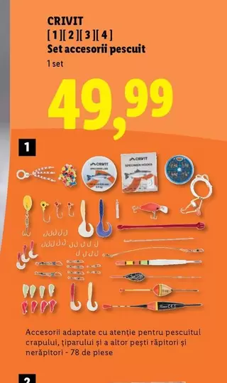 Set accesorii pescuit