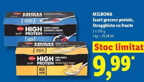 Blackberry - Iaurt grecesc proteic, Stragghisto cu fructe