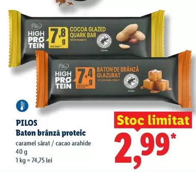 Baton brânză proteic