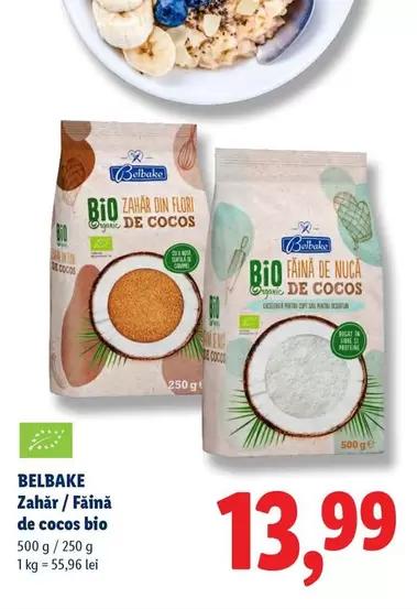 Zahăr de cocos bio / Făină de cocos bio