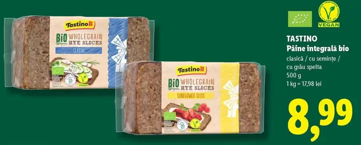 Pâine integrală bio