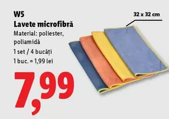 Lavete microfibră