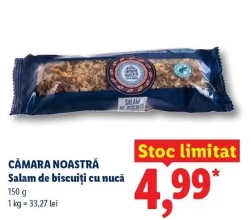 Salam de biscuiti cu nuca