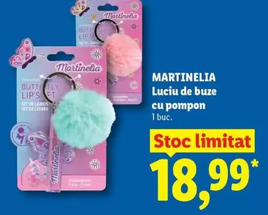 Luciu de buze cu pompon