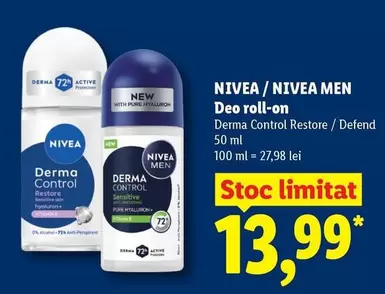 Deo roll-on Derma Control Restore / Defend