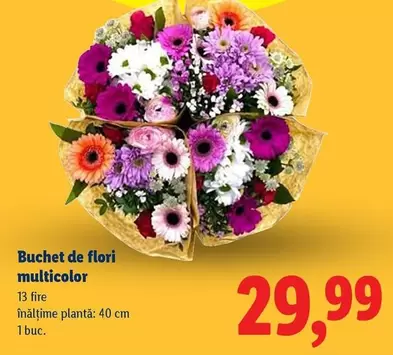 Buchet de flori multicolor