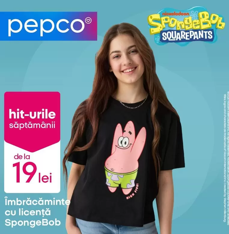 Nickelodeon - Îmbrăcăminte cu licență Spongebob