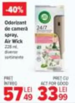 Odorizant de camera spray