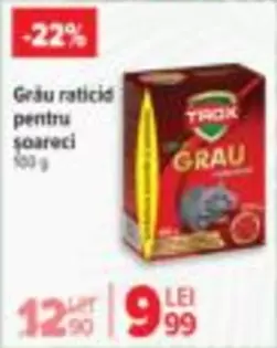 Grâu raticid pentru șoareci