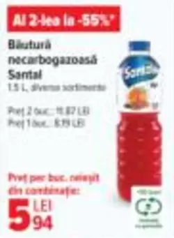 Santal - Băutură necarbogazoasă