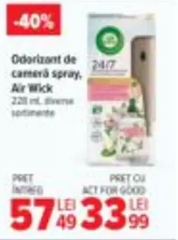 Odorizant de cameră spray