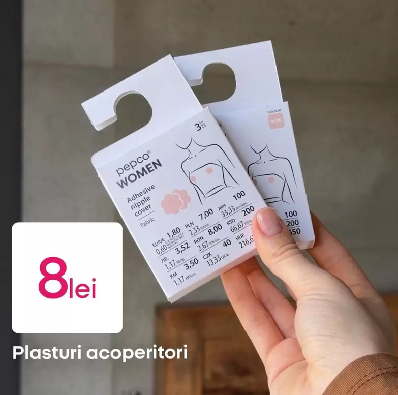 Adhesive nipple cover