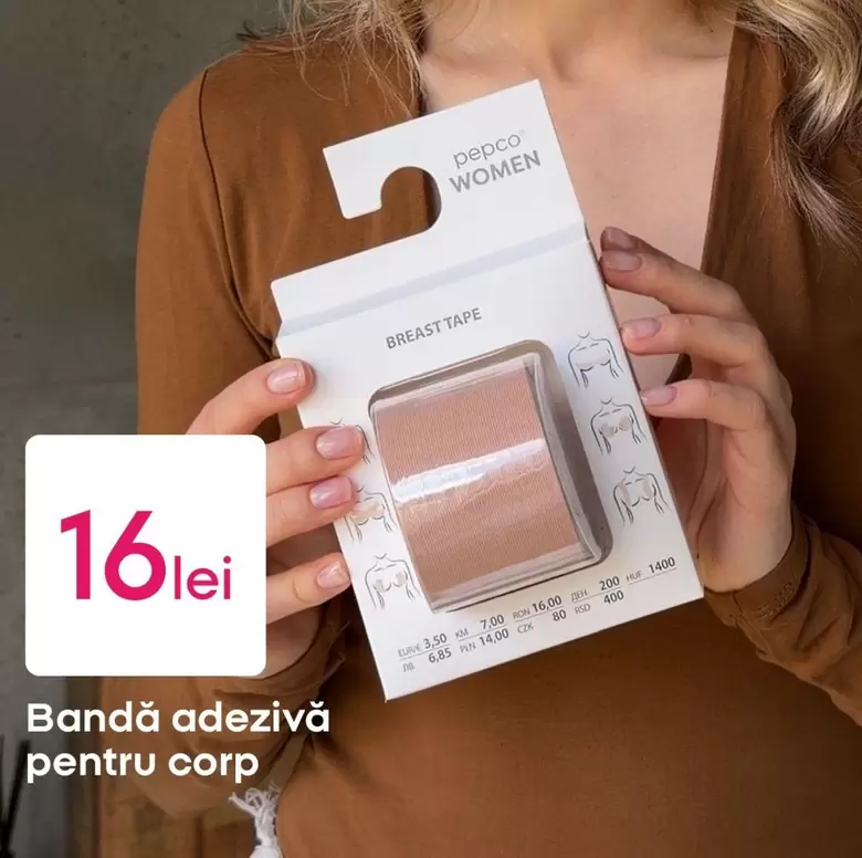 Bandă adezivă pentru corp