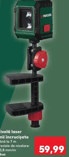 Nivelă laser cu linii încrucișate