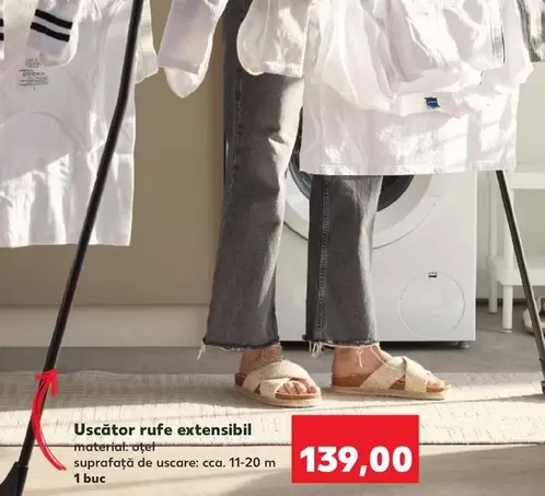 Uscător rufe extensibil