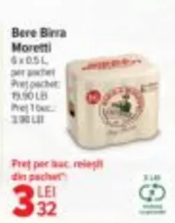 Birra Moretti - Bere