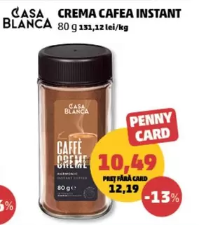 CREMA CAFEA INSTANT