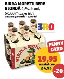 Birra Moretti - BIRRA MORETTI BERE BLONDĂ