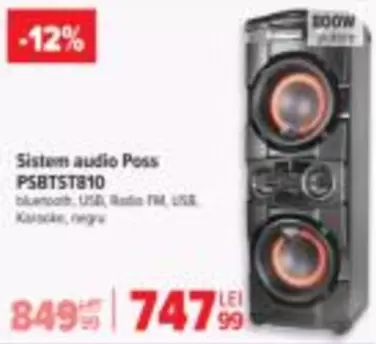 Sistem audio PSBTST810