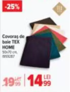 Covo ras de bale TEX HOME 50x70 cm