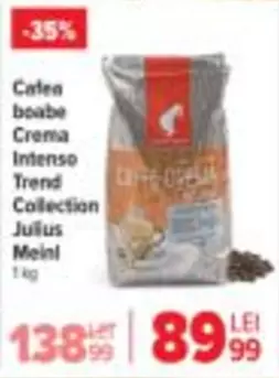 Cafe boabe Crema Intenso Trend Collection Julius Meinl