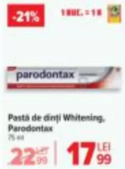 Pastă de dinți Whitening