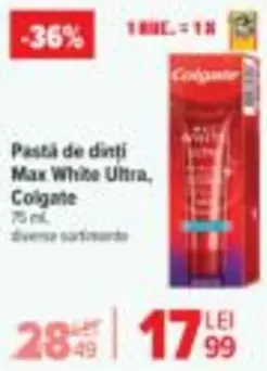 Pastă de dinți Max White Ultra