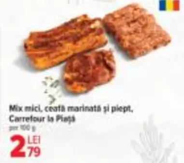 Mix mici, ceafă marinată și piept