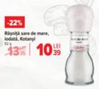 Râșniță sare de mare, iodată