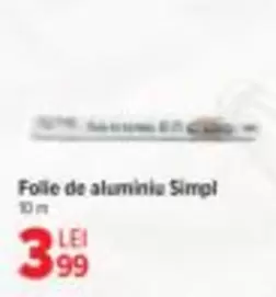 Folie de aluminiu Simpl