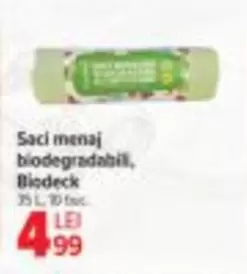 Saci menaj biodegradabili