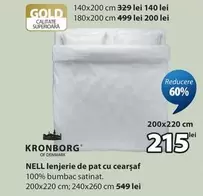 NELL lenjerie de pat cu cearșaf